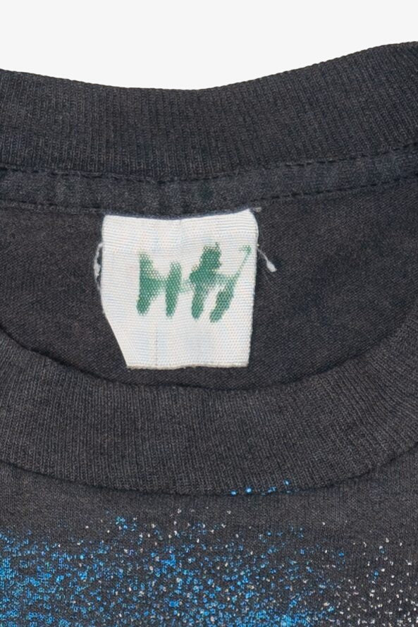 Vintage Wolf Howling All Over Print T-Shirt (1990s)
