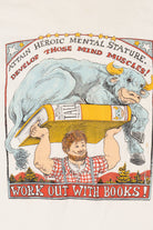 Vintage Paul Bunyan And Babe "Work Out With Books" T-Shirt (1990s)