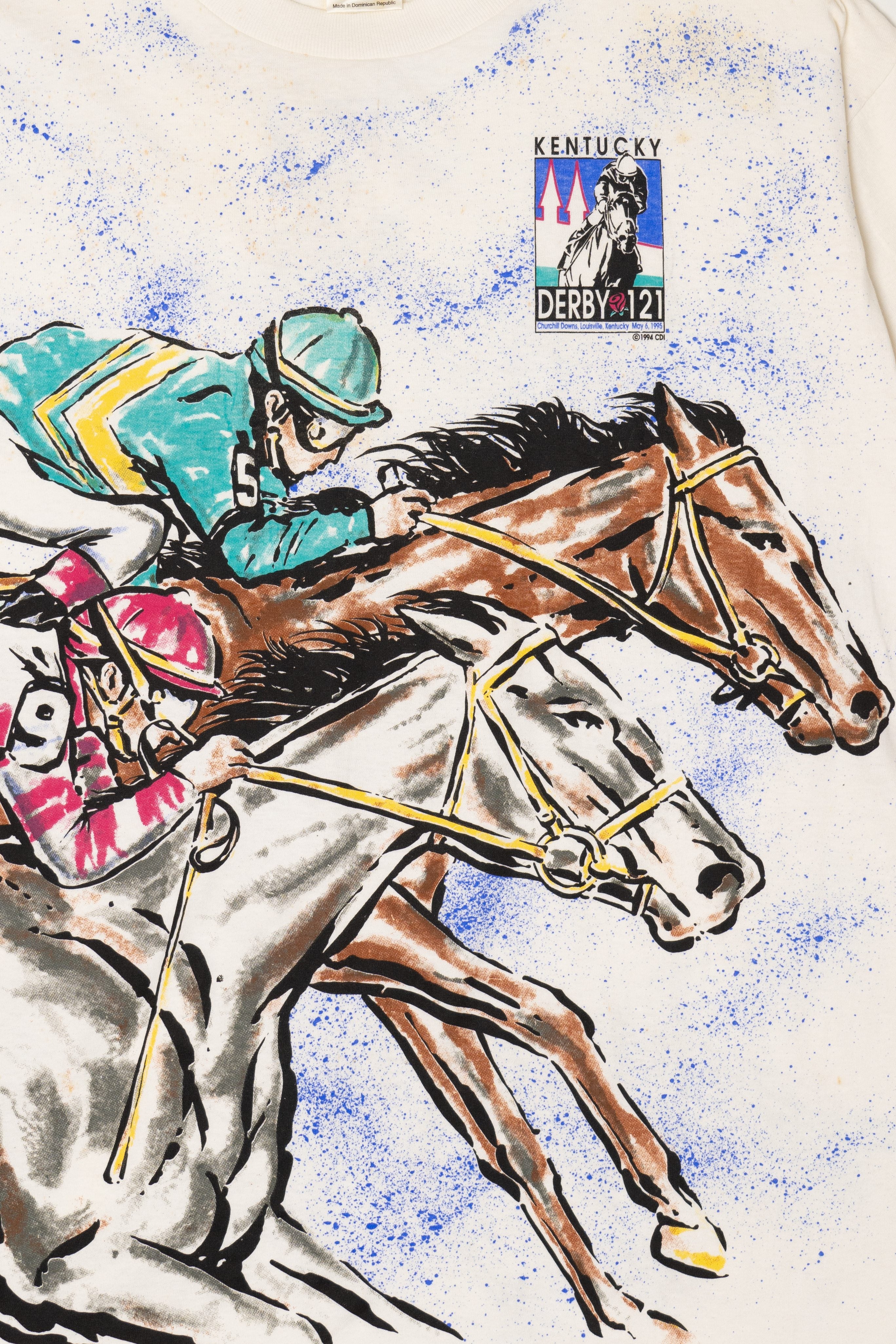Vintage Kentucky Derby 121 T-Shirt (1990s)