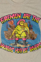 Vintage "Firemen Are The World's Hottest Lovers" T-Shirt (1970s)