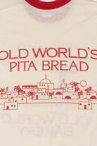 Vintage Ephraim's Old World Pita Bread Ringer T-Shirt (1980s)