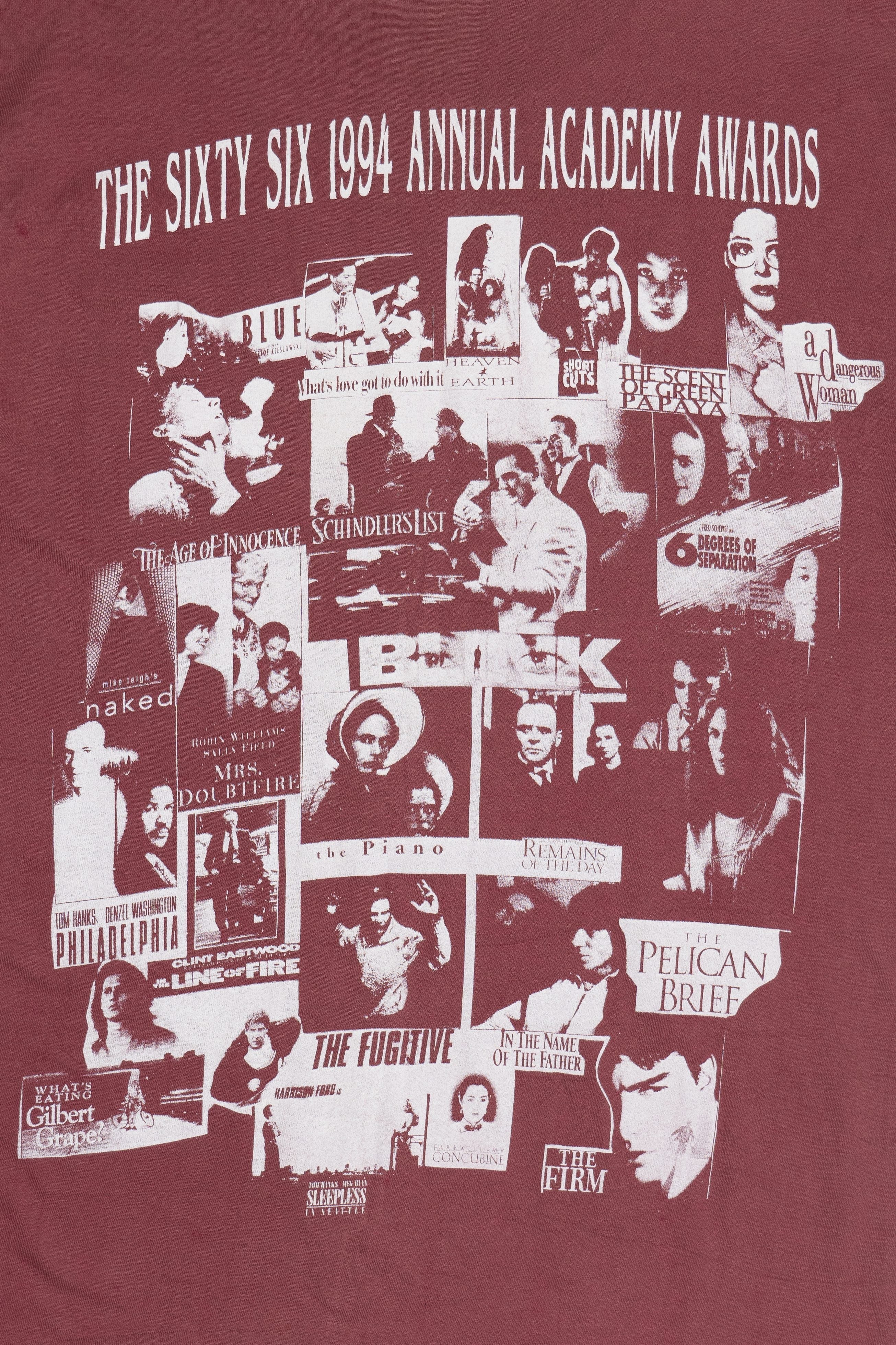 Vintage "It"s Oscar Time" 1994 Annual Academy Awards T-Shirt (1990s)
