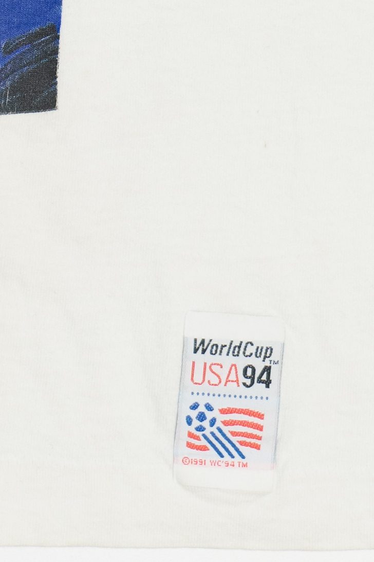 Vintage 1994 World Cup Soccer Peter Max Illustration T-Shirt (1990s)