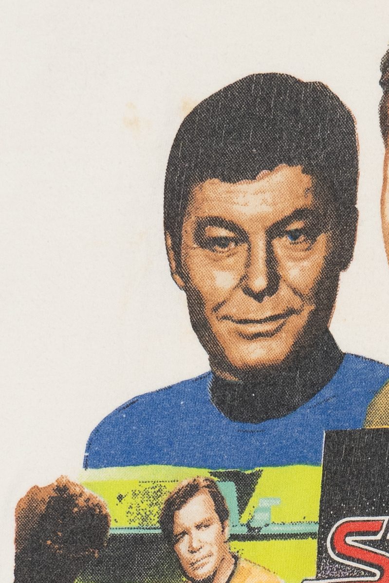 Vintage 1991 "Star Trek 25th Anniversary" Spock Captain Kirk T-Shirt (1990s)