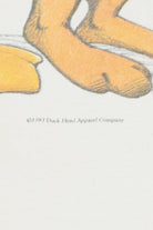 Vintage Duck Head Mallard Cartoon Trio Front Back Print (1990s)