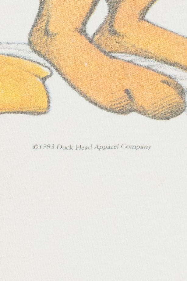 Vintage Duck Head Mallard Cartoon Trio Front Back Print (1990s)