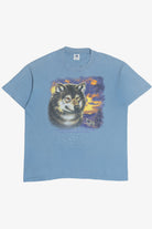 Vintage Respect & Harmony Environmental Wolf Graphic T-Shirt (1990s)