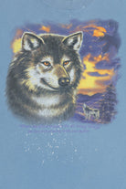 Vintage Respect & Harmony Environmental Wolf Graphic T-Shirt (1990s)