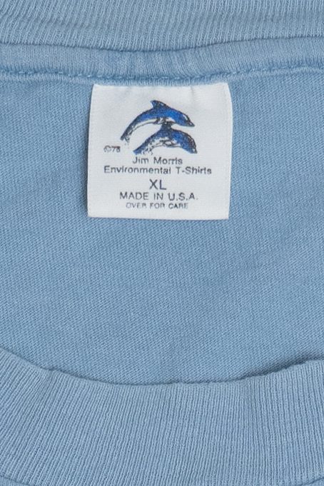 Vintage Respect & Harmony Environmental Wolf Graphic T-Shirt (1990s)