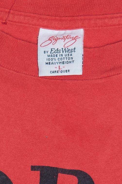 Vintage Distressed "Georgia Bulldogs" Mascot Single Stitch T-Shirt (1990s)