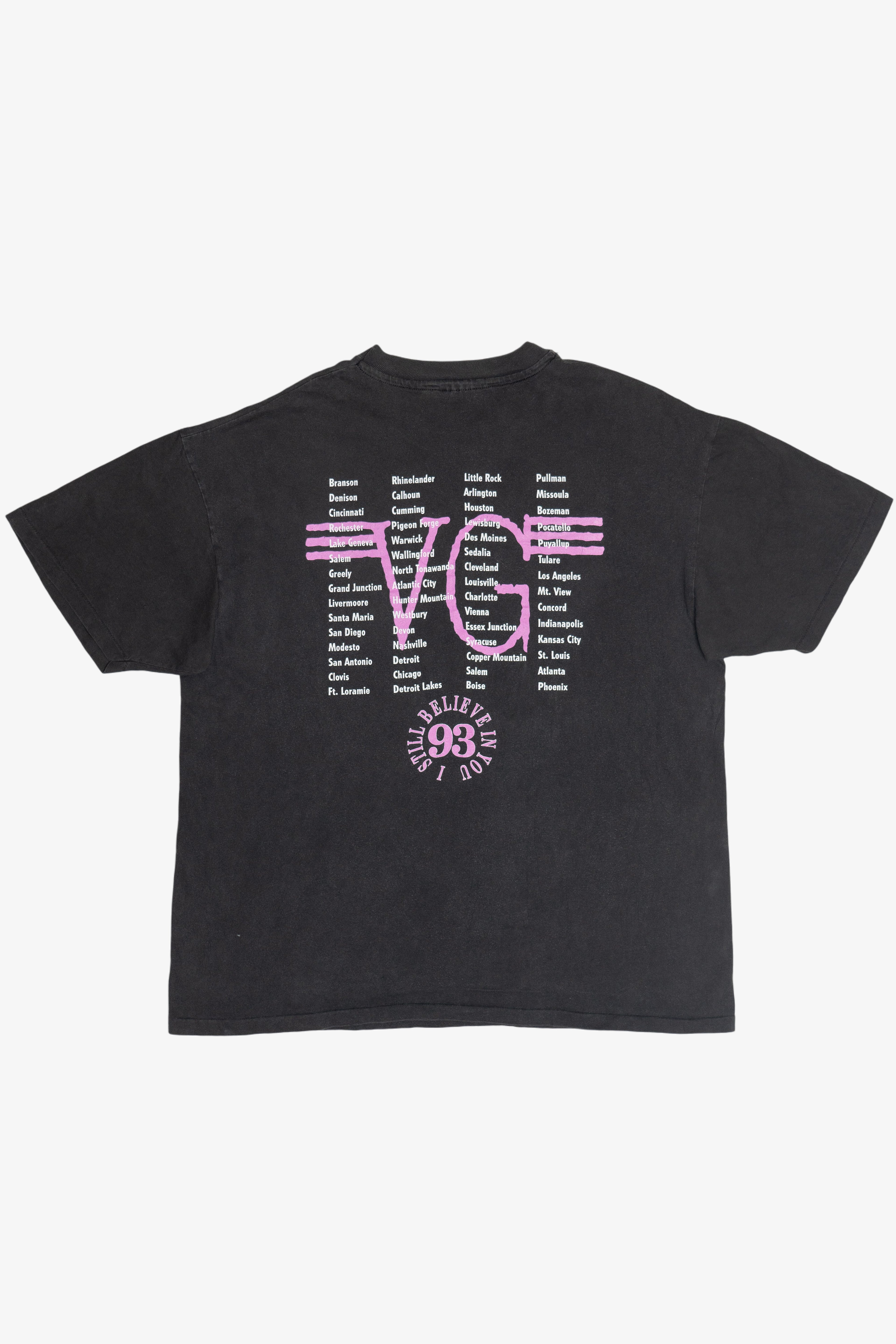 Vintage Vince Gill 1993 "I Still Believe In You" US Tour Country Music T-Shirt (1990s)