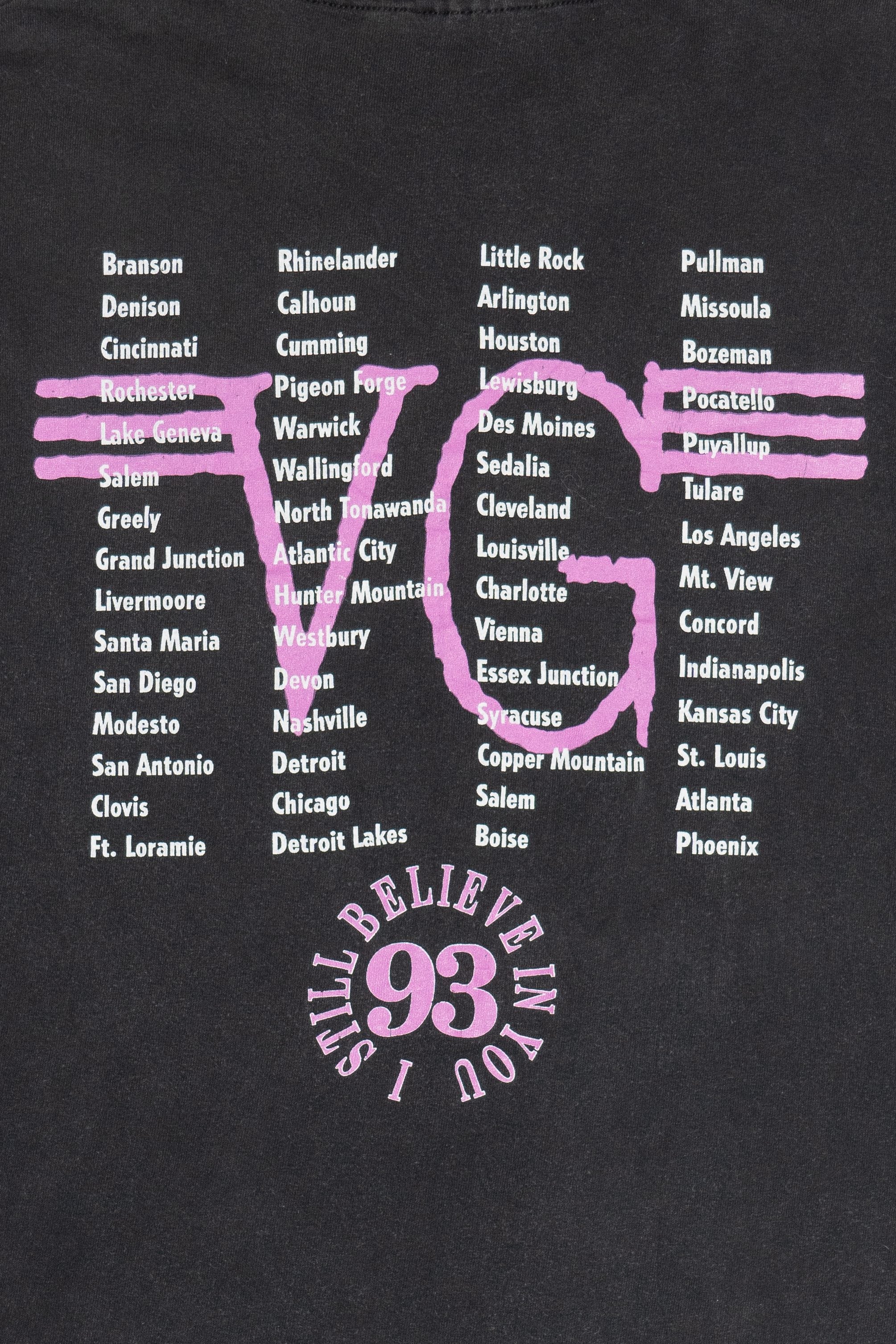 Vintage Vince Gill 1993 "I Still Believe In You" US Tour Country Music T-Shirt (1990s)