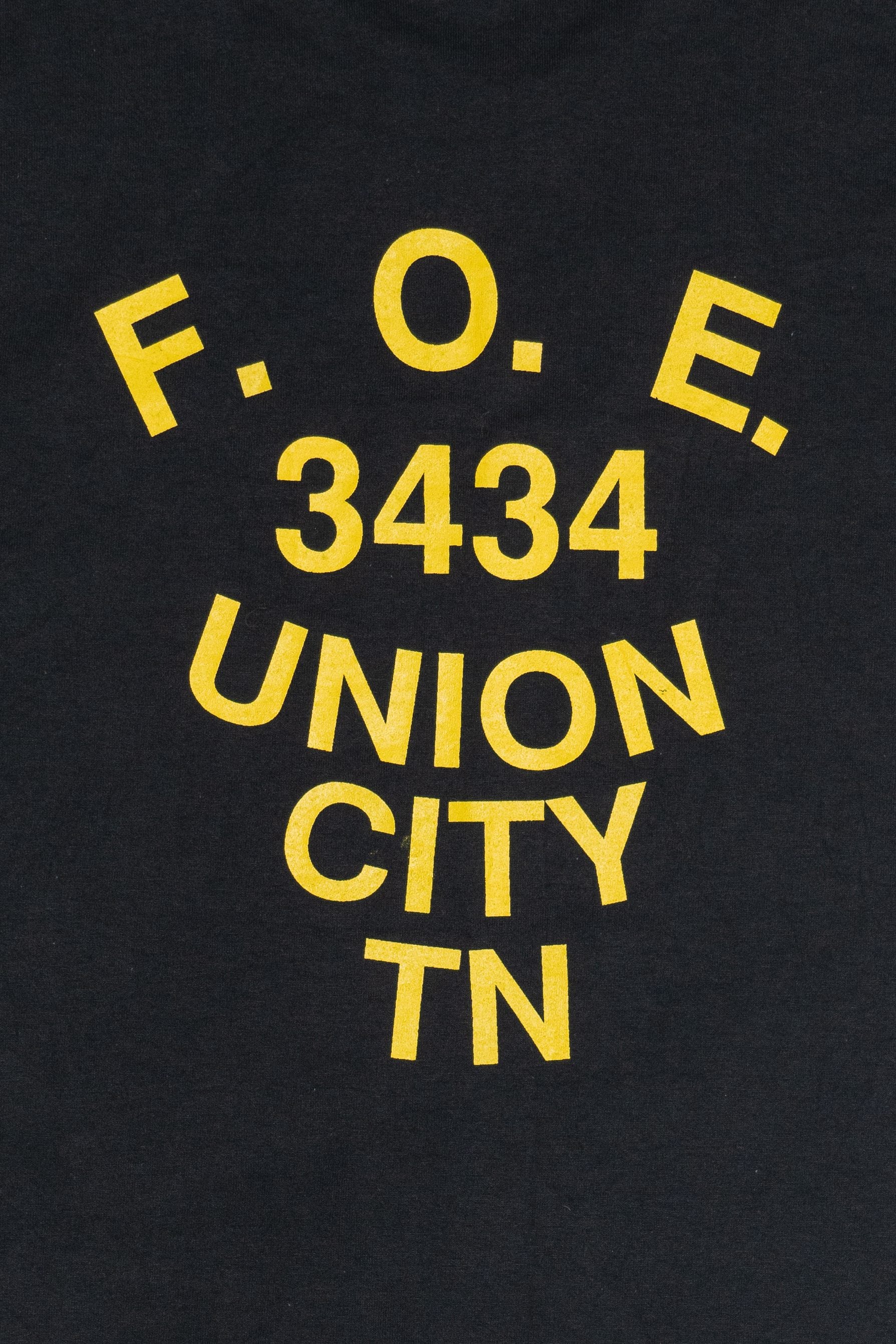 Vintage Fraternal Order of Eagles Club FOE Union City Single Stitch T-Shirt (1990s)