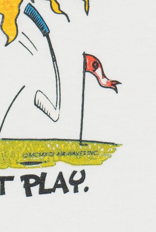 Vintage "I Play In The Low 80s" Golf Humor Single Stitch T-Shirt (1990s)