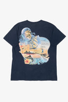 Vintage Mother Ocean Pirate Treasure Island Single Stitch T-Shirt (1990s)