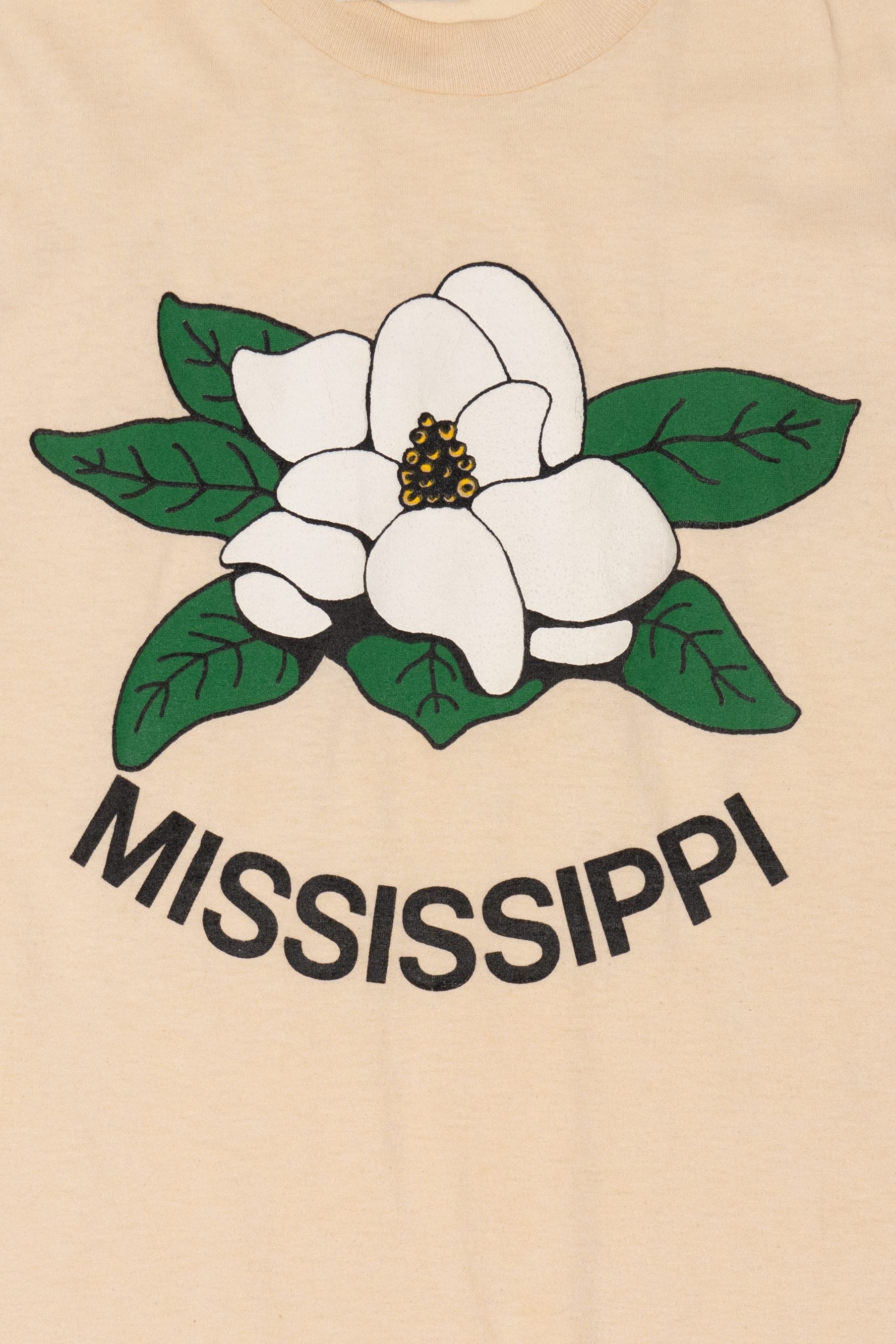 Vintage Mississippi State Flower Magnolia Single Stitch T-Shirt (1990s)