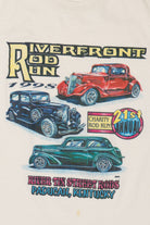 Vintage "Riverfront Rod Run 21st Annual Charity Rod Run" Single Stitch T-Shirt (1990s)