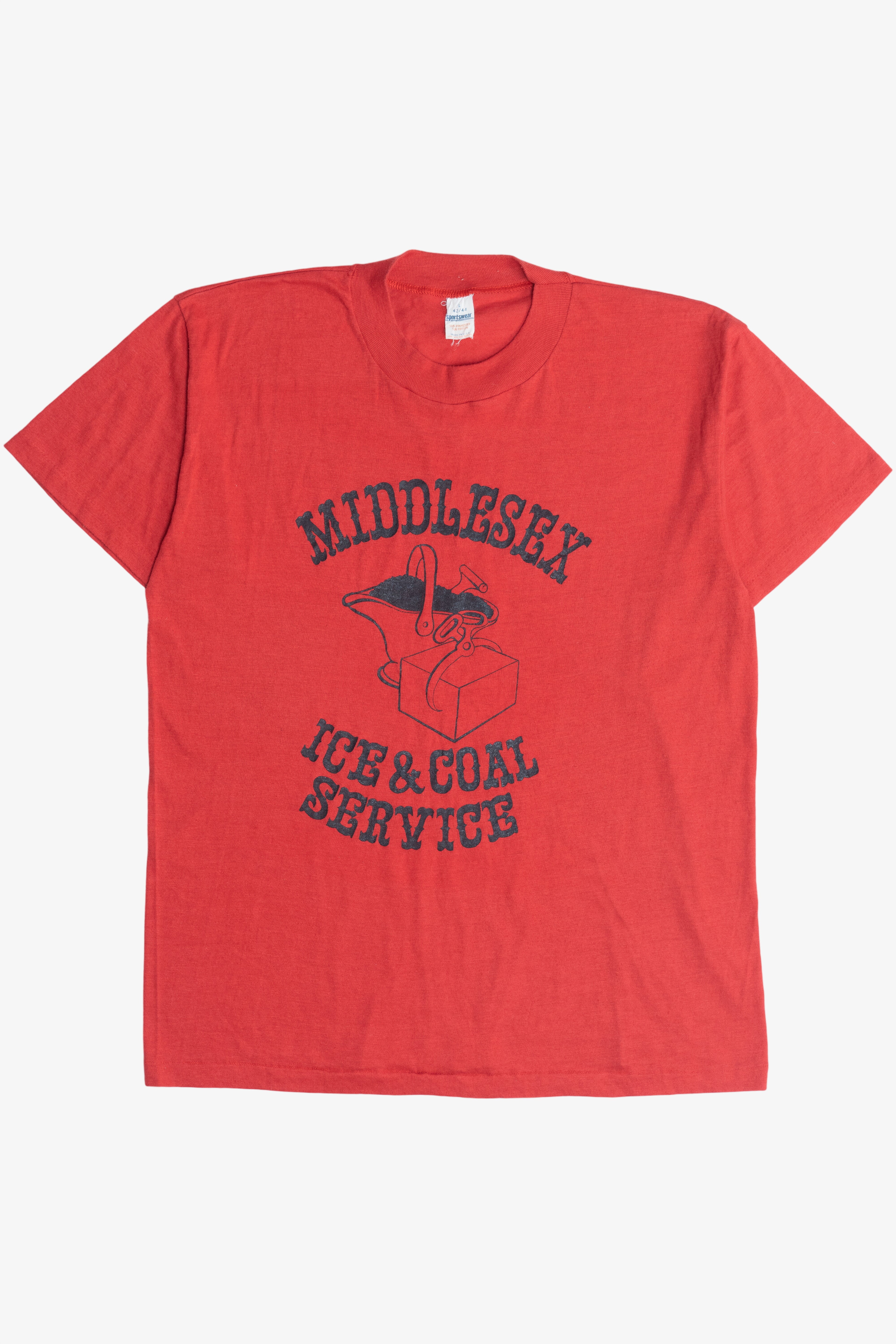 Vintage "Middlesex Ice & Coal Services" Single Stitch T-Shirt (1980s)