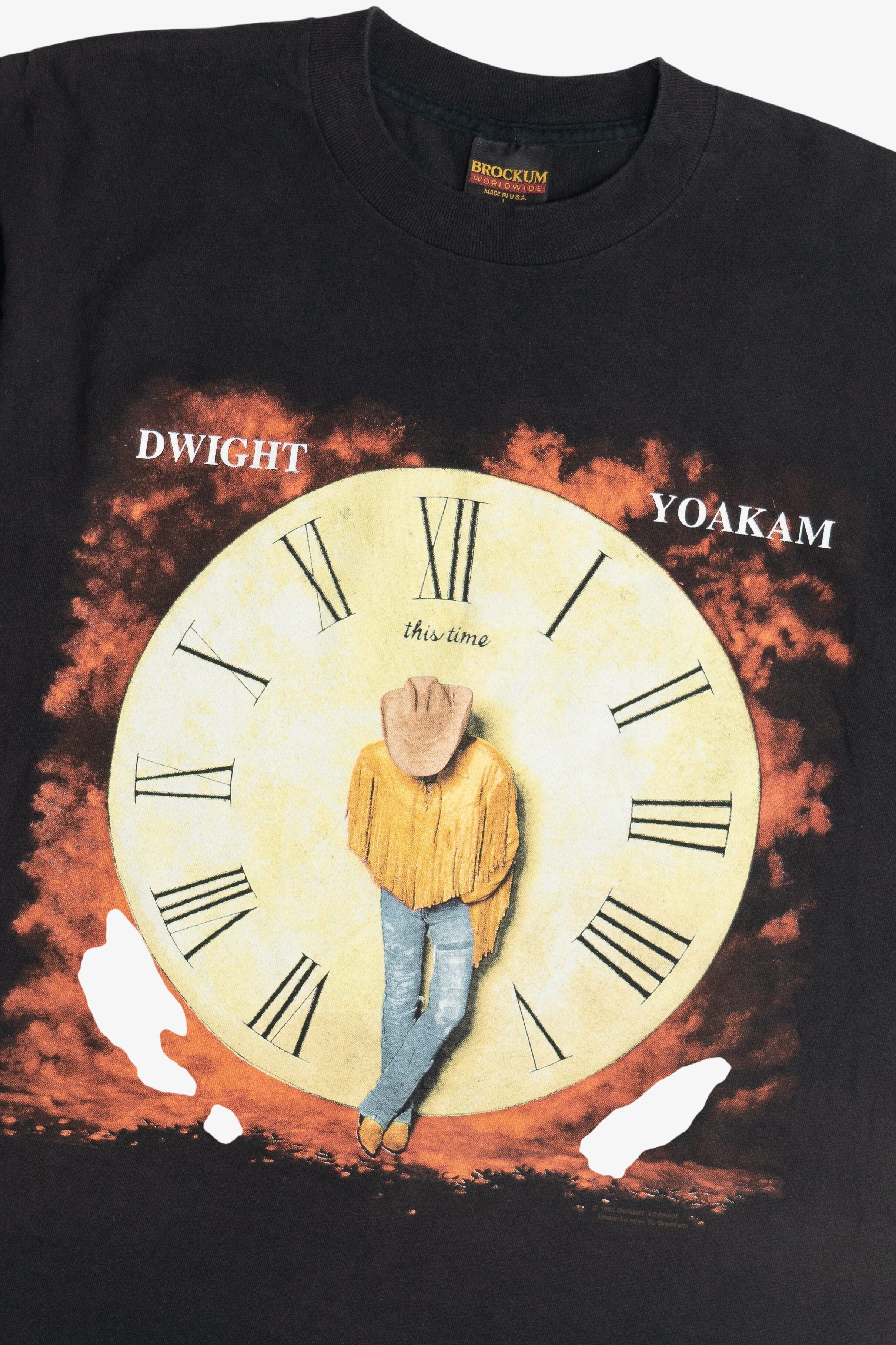 Vintage Dwight Yokam "This Time" Tour 1993 Brockum Single Stitch T-Shirt (1990s)