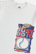 Vintage Nike Baseball "Just Do It" Double Sided Print Single Stitch T-Shirt