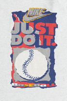 Vintage Nike Baseball "Just Do It" Double Sided Print Single Stitch T-Shirt