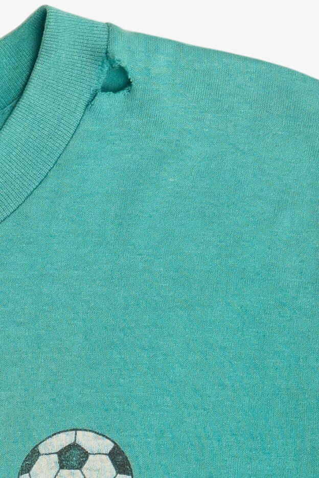 Vintage "My Bike-Ridin Ball Playin' Gettin' Dirty T-Shirt" Cool Cat Illustration T-Shirt (1990s)