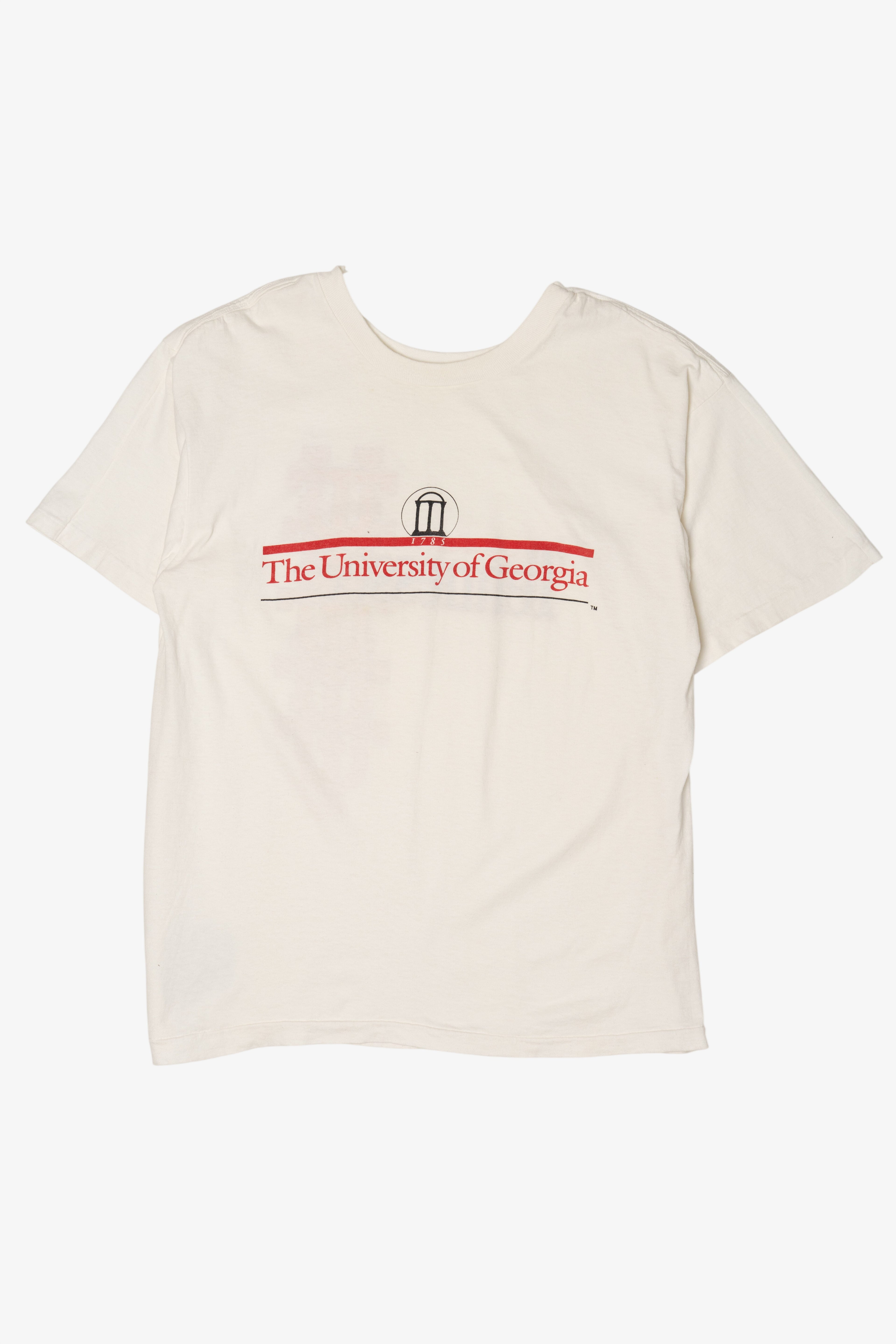 Vintage University Of Tennessee VS. University of Georgia Single Stitch T-Shirt (1990s)