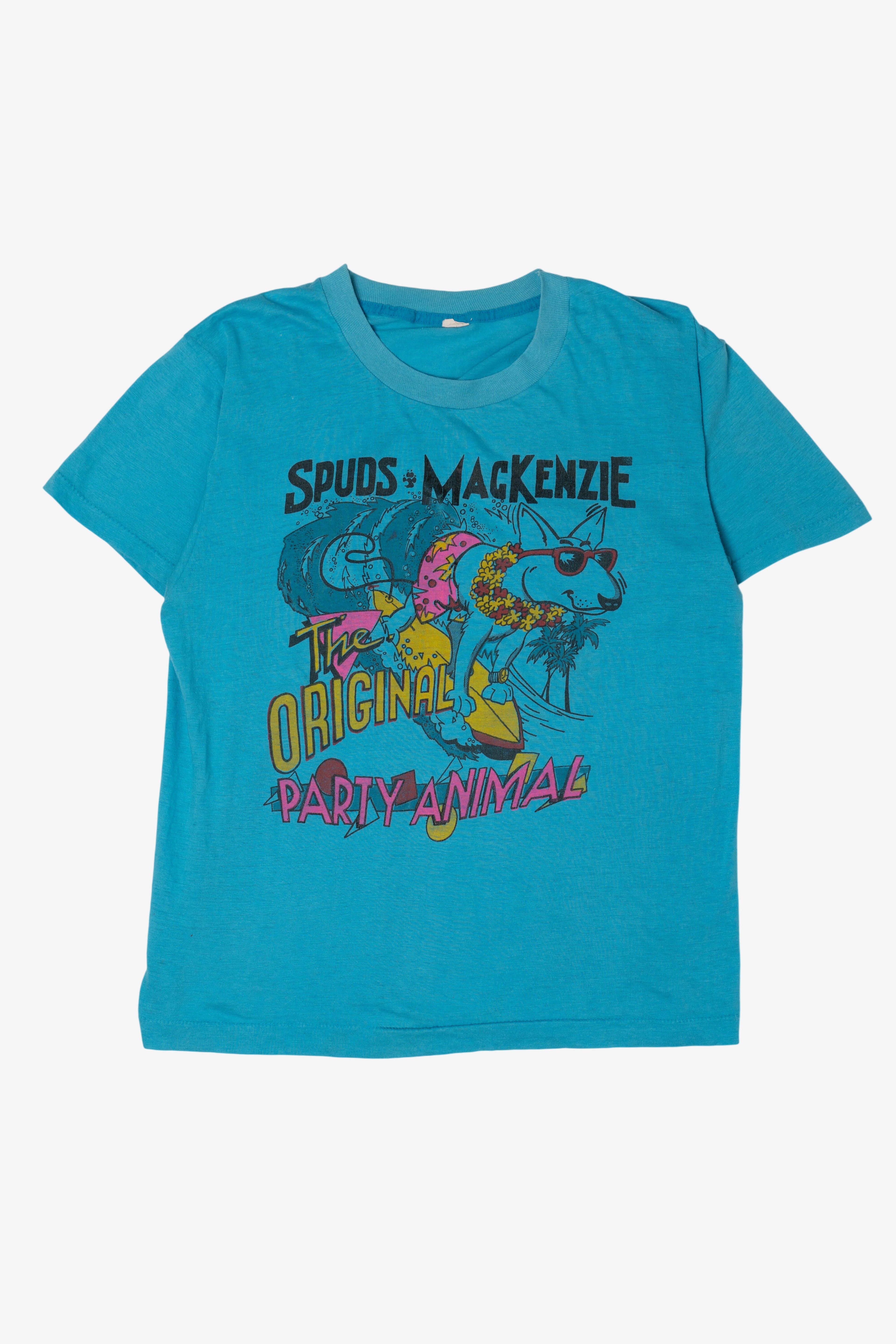 Vintage "Spuds Mackenzie, The Original Party Animal" Single Stitch T-Shirt (1980s)