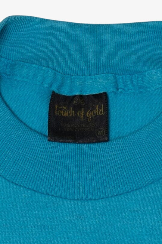 Vintage Blue Deer Buck Single Stitch T-Shirt (1980s)