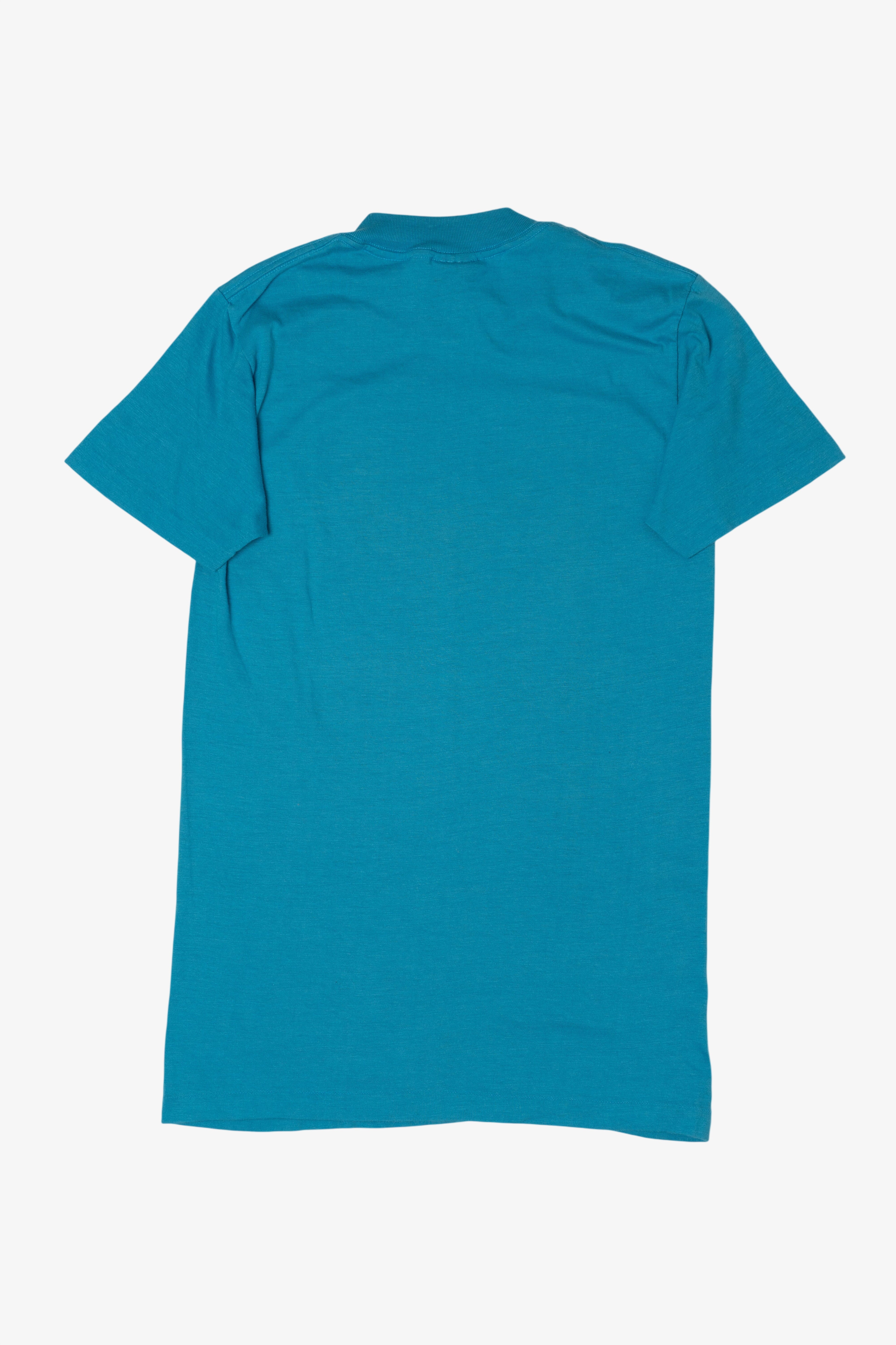 Vintage Blue Deer Buck Single Stitch T-Shirt (1980s)