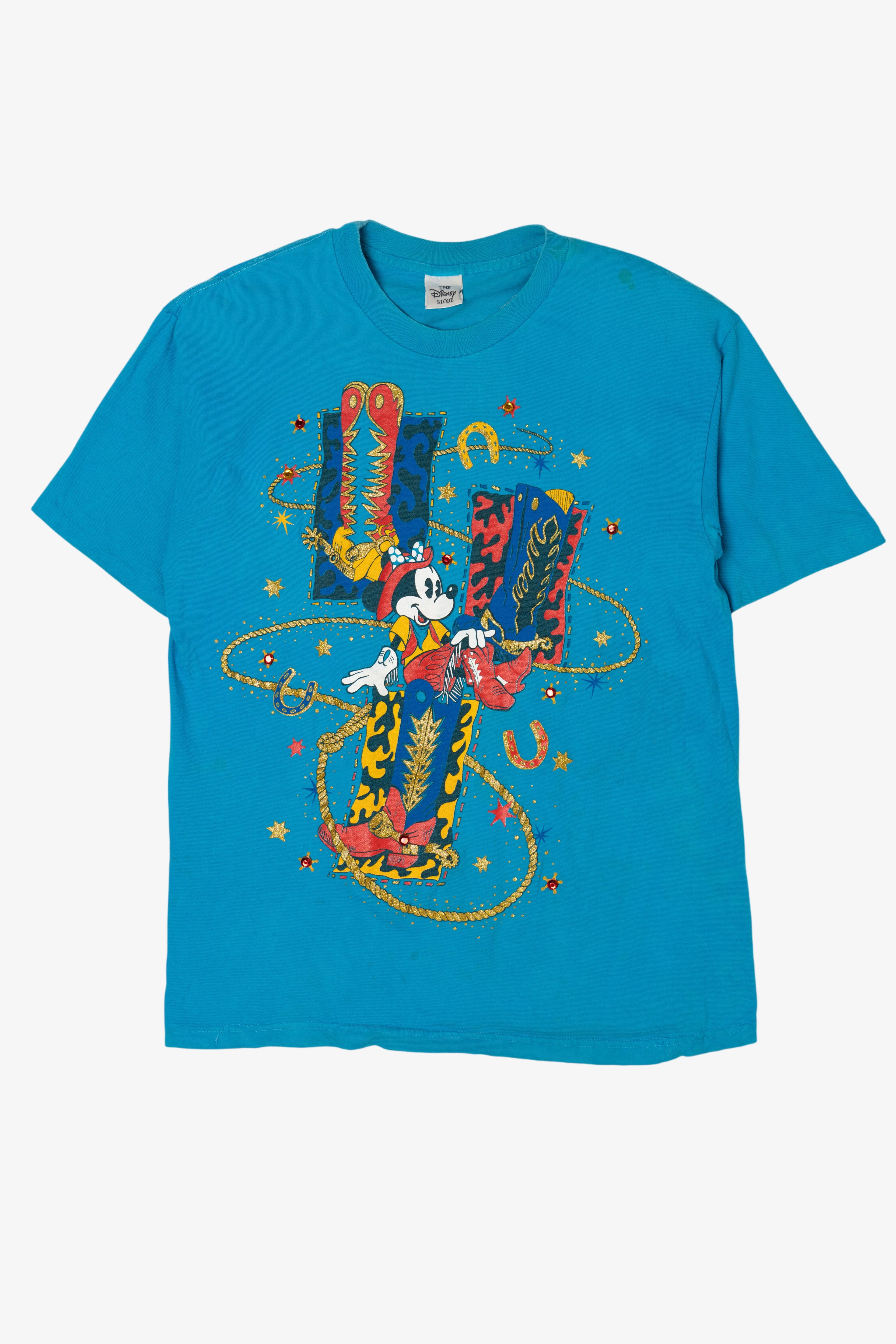 Vintage Minnie Mouse Cowboy Single Stitch T-Shirt (1990s)