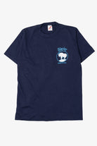 Vintage Embossed Goat Glacier National Park "Go Climb A Glacier" Single Stitch T-Shirt (1990s)