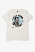 Vintage "Ollie North For President" Single Stitch T-Shirt (1990s)