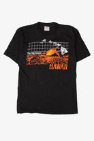 Vintage Embossed "The Big Island" Hawaii Islands Map T-Shirt (1990s)