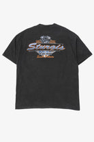 Vintage "The Party Never Ends" Skeletons At Mount Rushmore Sturgis T-Shirt (2000s)
