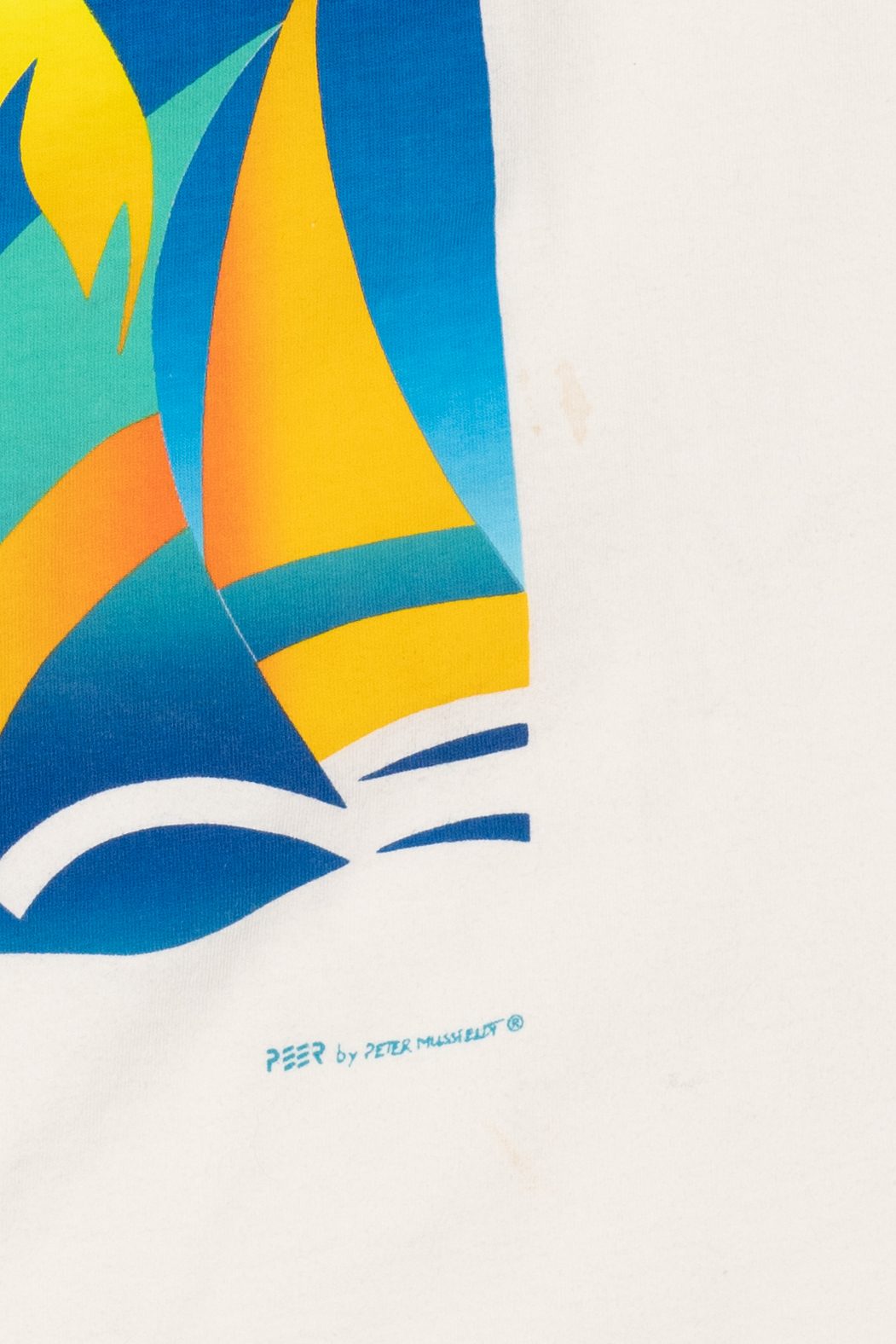 Vintage St. Lucia Island Sailboat Sleeveless T-Shirt (1990s)