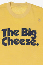 Vintage Distressed "The Big Cheese" Single Stitch T-Shirt (1980s)