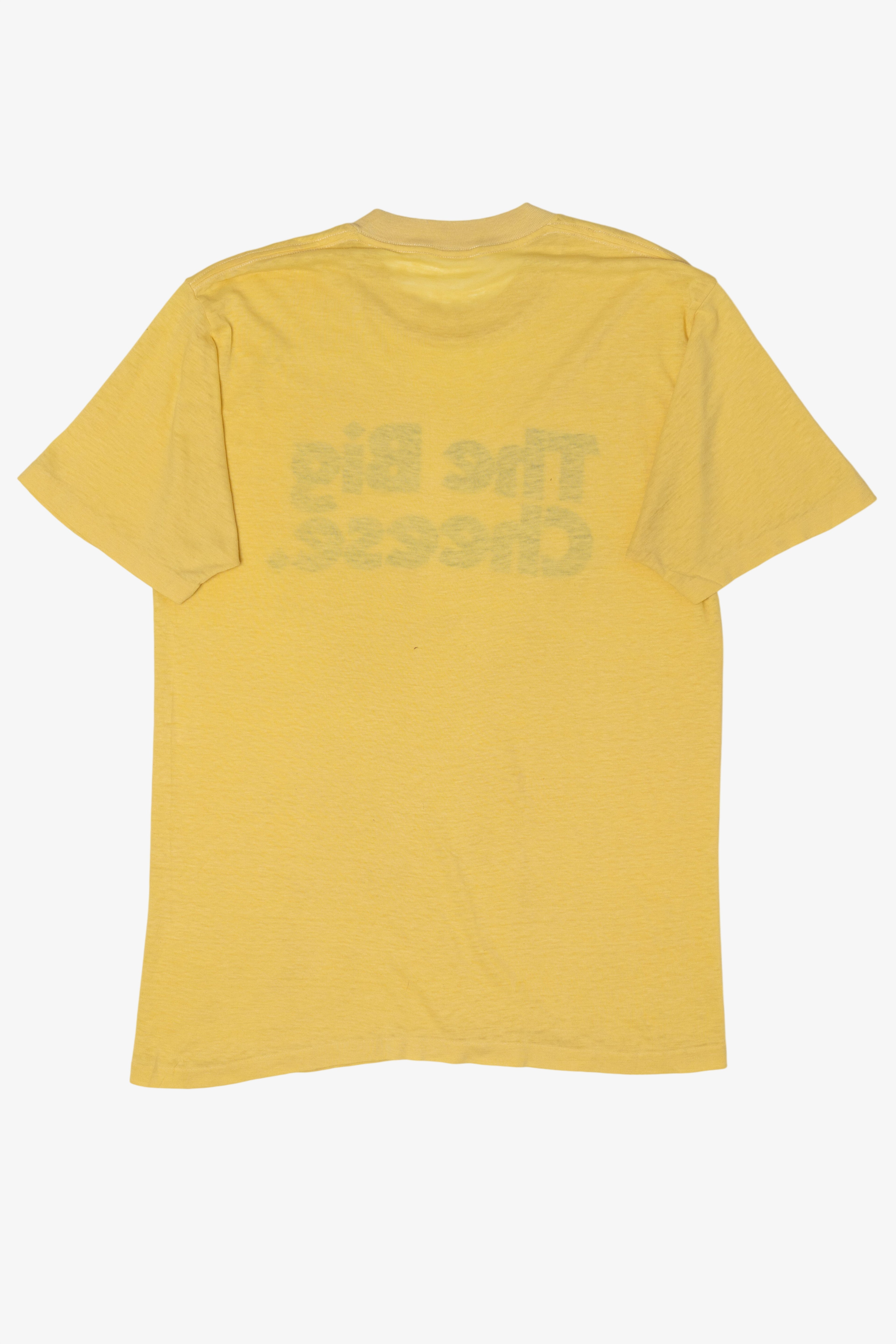 Vintage Distressed "The Big Cheese" Single Stitch T-Shirt (1980s)