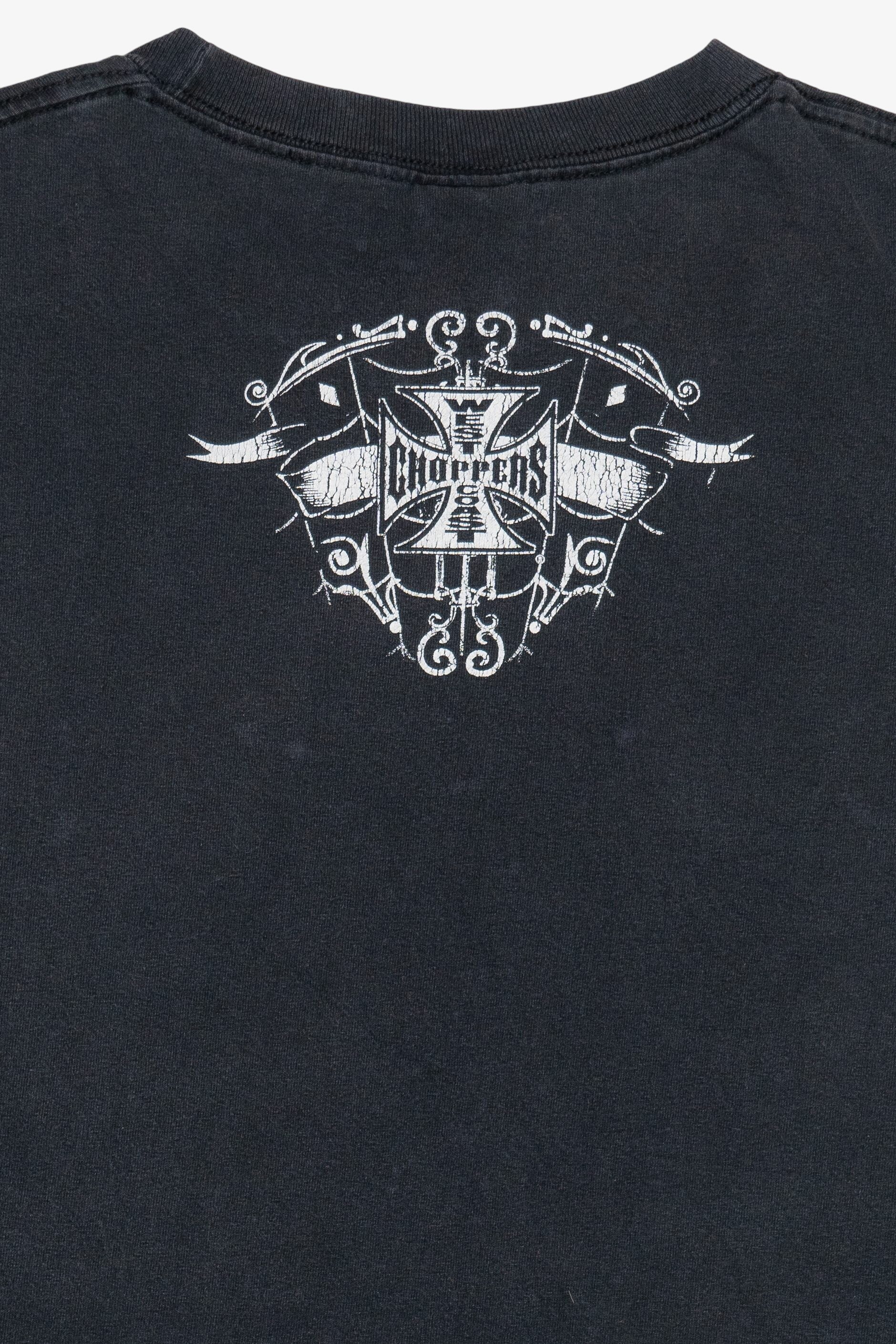 Vintage West Coast Choppers Jesse James "Custom Choppers" Motorcycle T-Shirt (2000s)