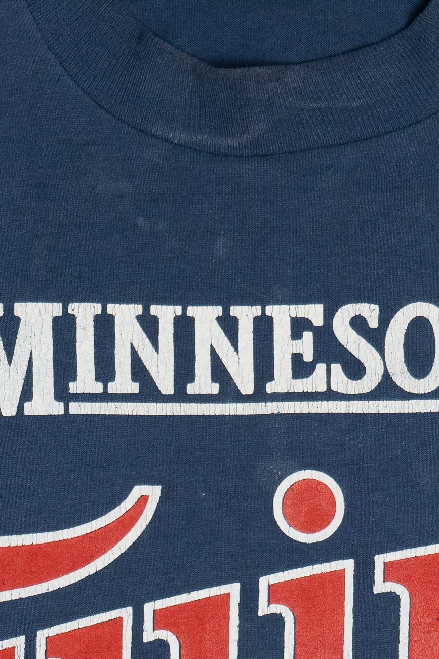 Vintage Minnesota Twins "1987 Western Division Champions" Single Stitch T-Shirt (1980s)