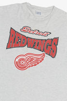 Vintage Detroit Red Wings Logo Single Stitch T-Shirt (1990s)