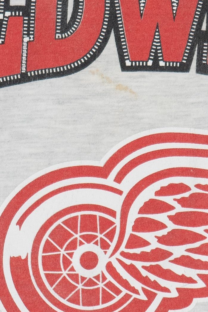 Vintage Detroit Red Wings Logo Single Stitch T-Shirt (1990s)