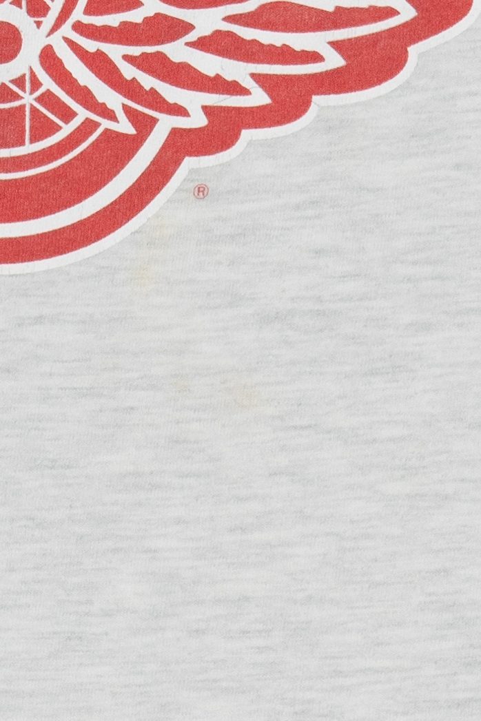 Vintage Detroit Red Wings Logo Single Stitch T-Shirt (1990s)