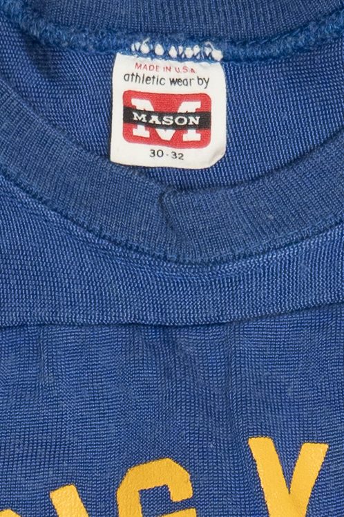 Vintage "Irving Y.M.C.A." "Bigham" #30 Mason Football Jersey T-Shirt (1970s)
