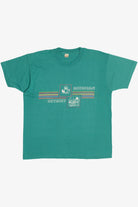 Vintage "Detroit Michigan" Single Stitch Screen Stars T-Shirt (1980s)