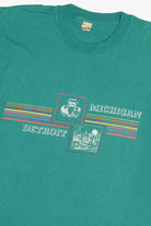 Vintage "Detroit Michigan" Single Stitch Screen Stars T-Shirt (1980s)