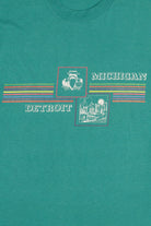 Vintage "Detroit Michigan" Single Stitch Screen Stars T-Shirt (1980s)