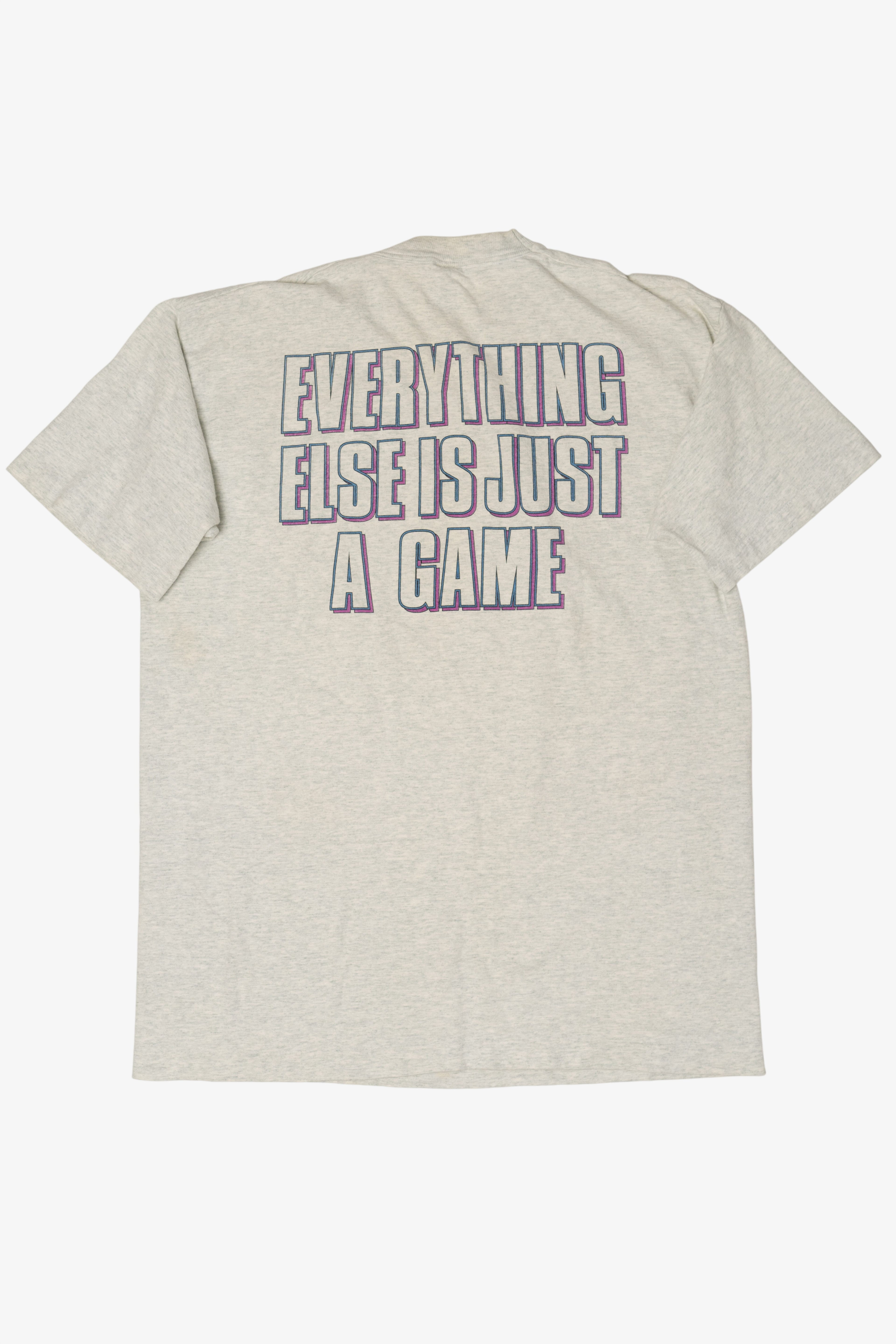 Vintage Nascar "Everything Else Is Just A Game" Single Stitch T-Shirt (1990s)