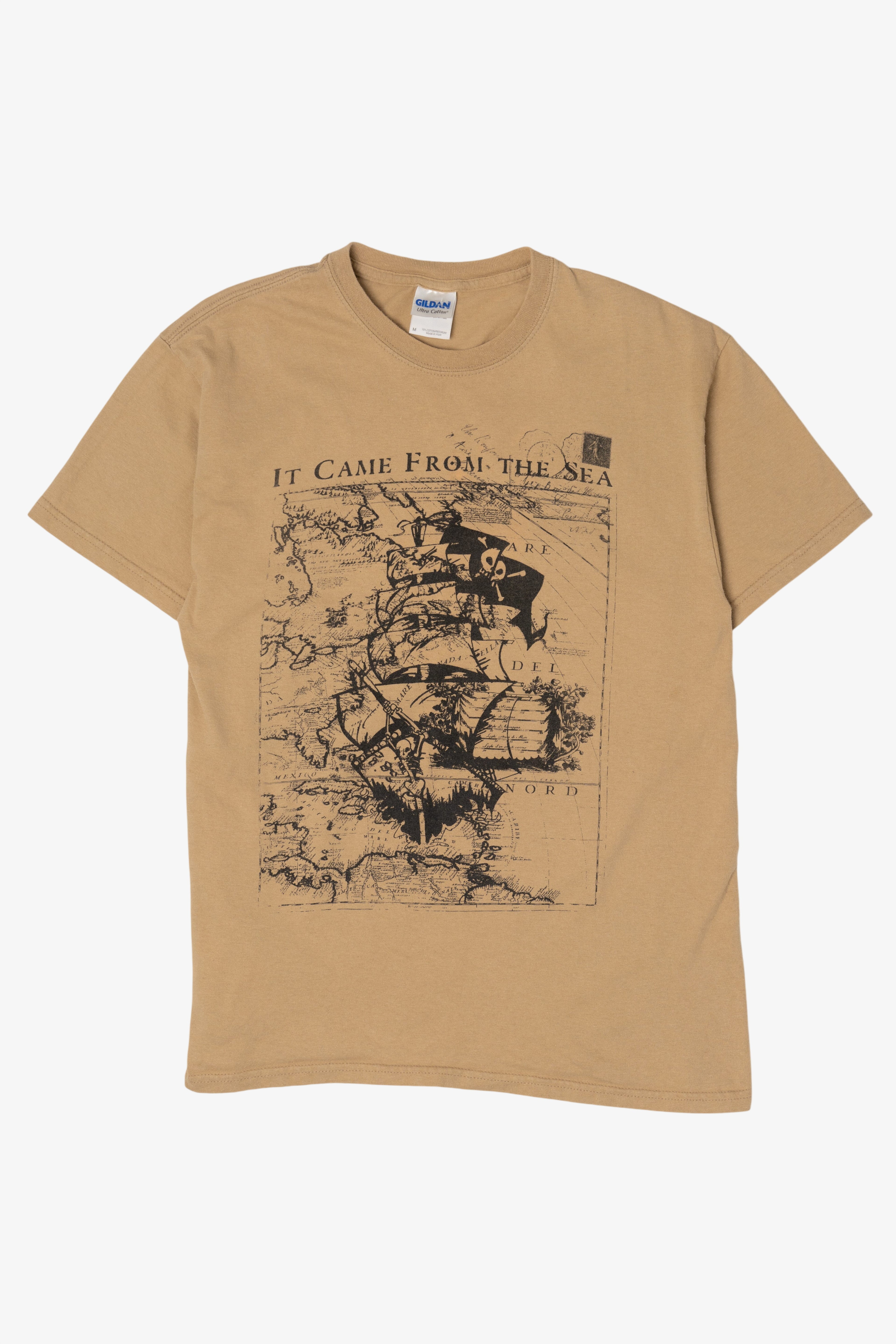 "It Came From The Sea" Pirate Map T-Shirt (2010s)