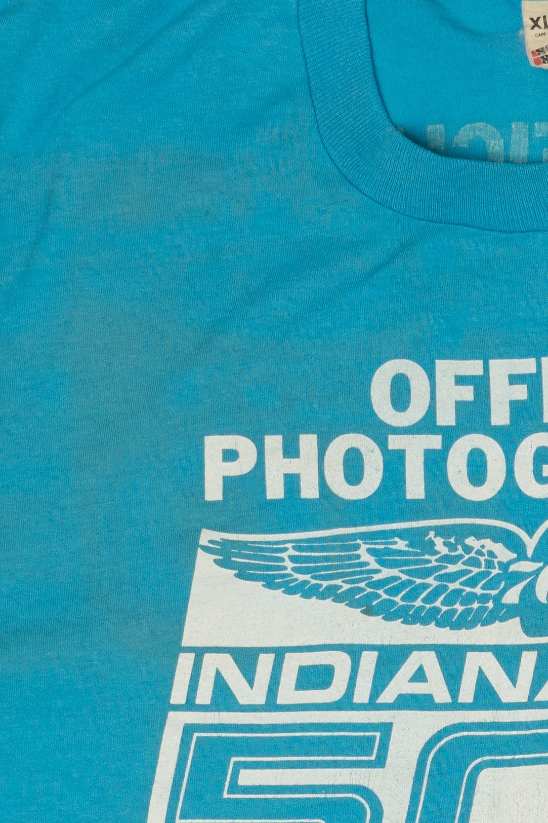 Vintage Indianapolis 500 Official Photographer 1986 Single Stitch T-Shirt (1980s)